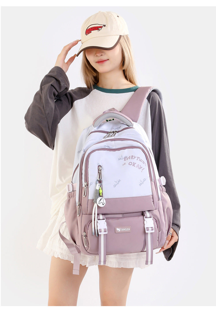 Large Capacity Student Cute And Lightweight Backpack