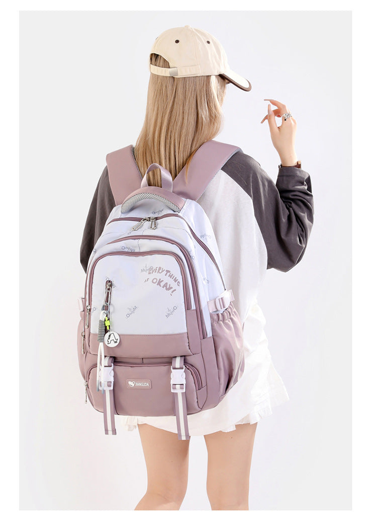 Large Capacity Student Cute And Lightweight Backpack